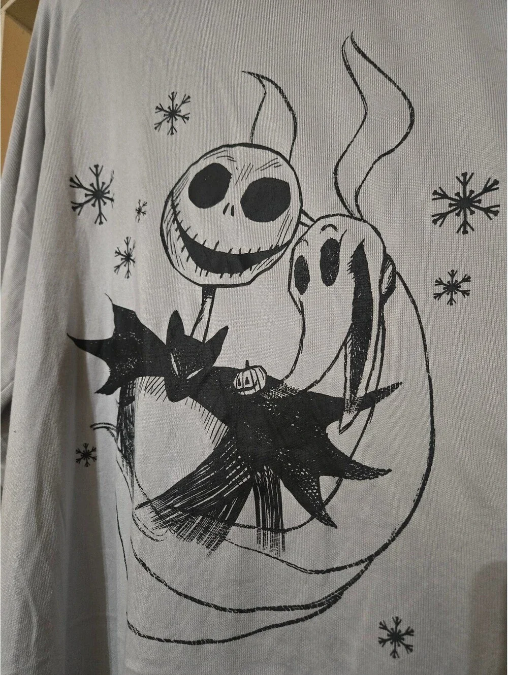 Disney The Nightmare Before Christmas Jack Skellington Long Sleeve Top 3X 22W